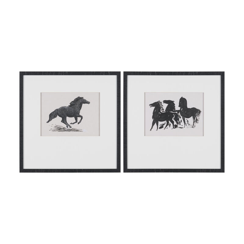 Zwarte Paarden (set of 2) image number 0