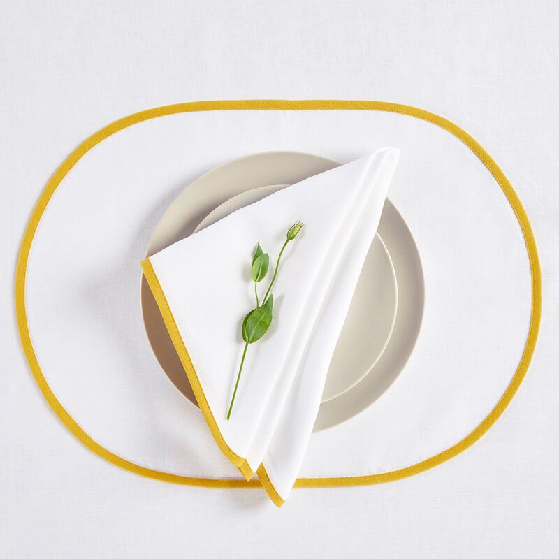 Linen Oval Placemats - Chloe