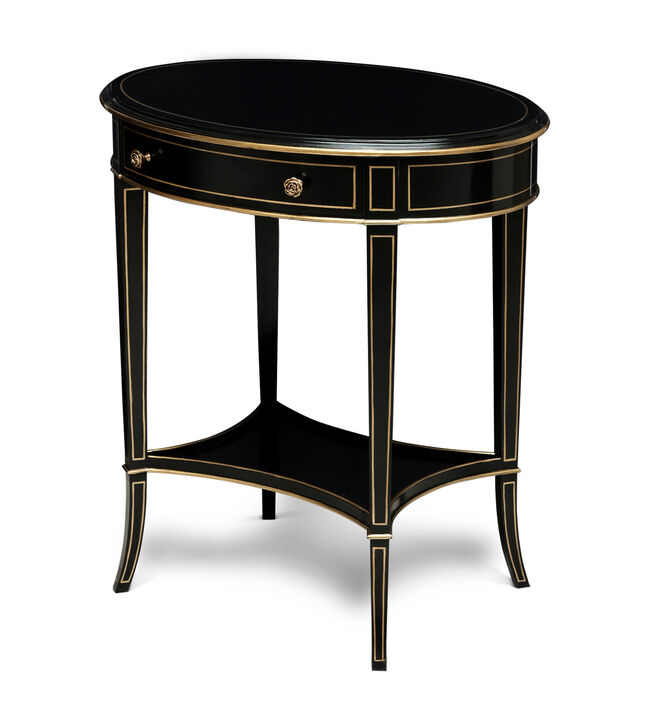 Equinox Oval Side Table