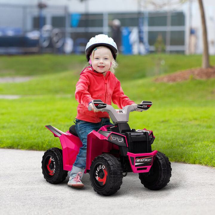 BreeBe 6V Electric Toy Car with Forward Backward, Wear-Resistant Wheels