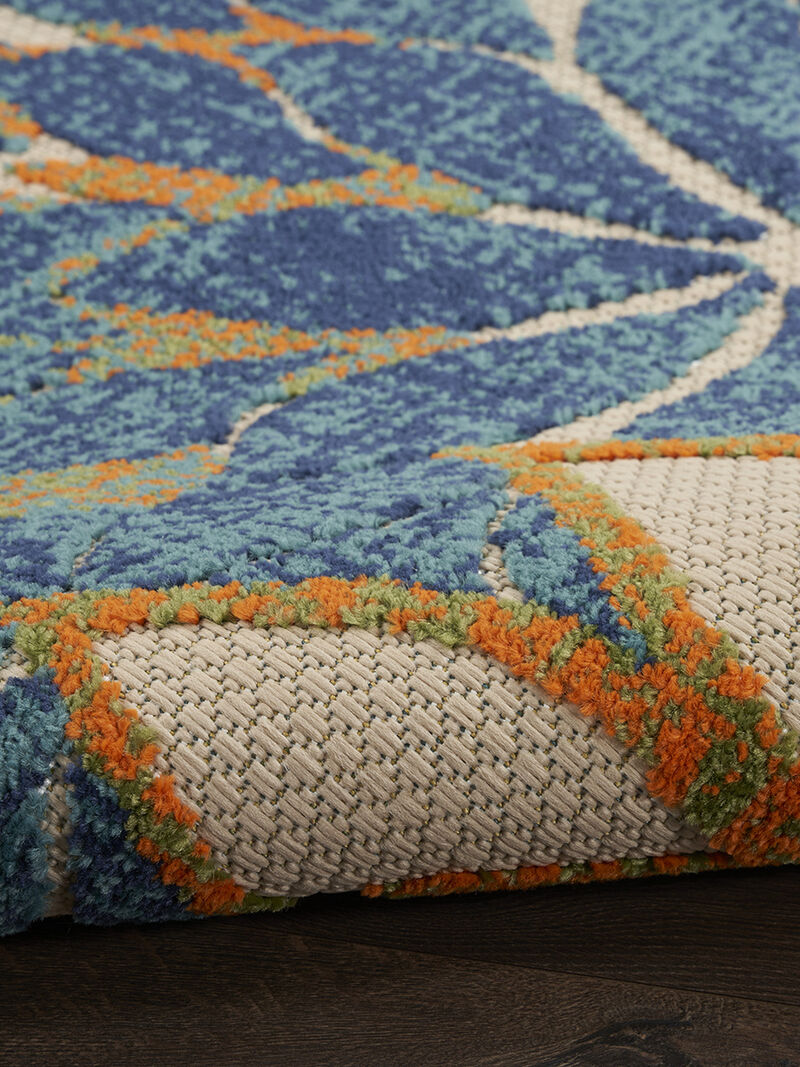 Aloha ALH05 Blue/Green 9' x 12' Rug