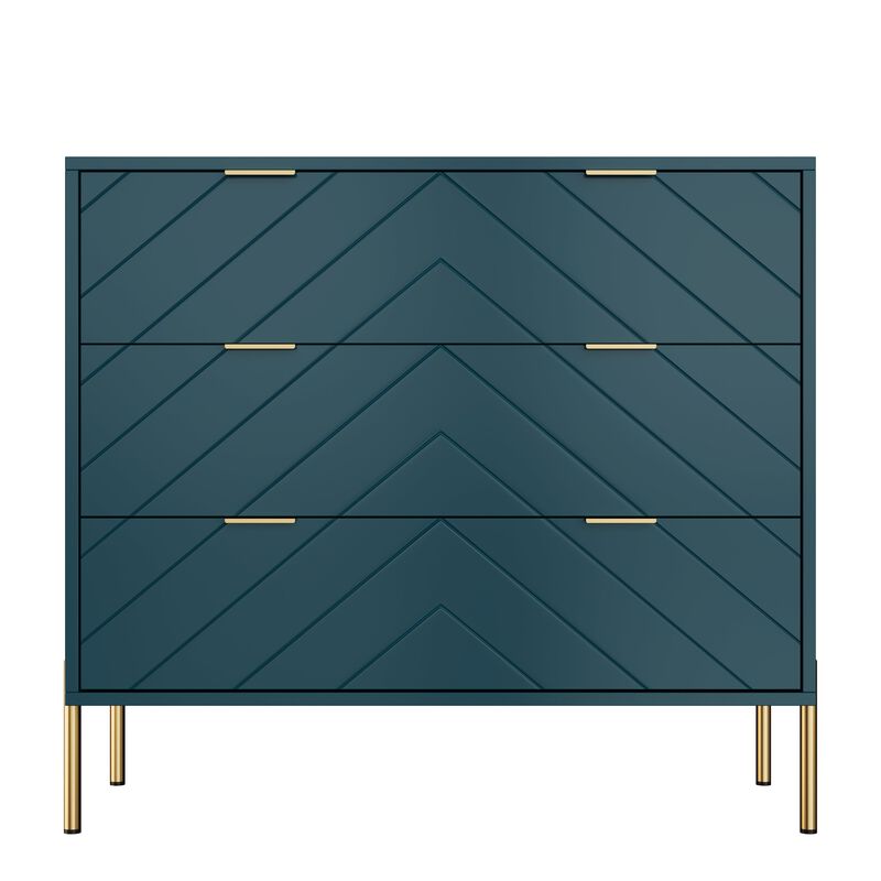 3-Drawer Dresser Chest Cabinet