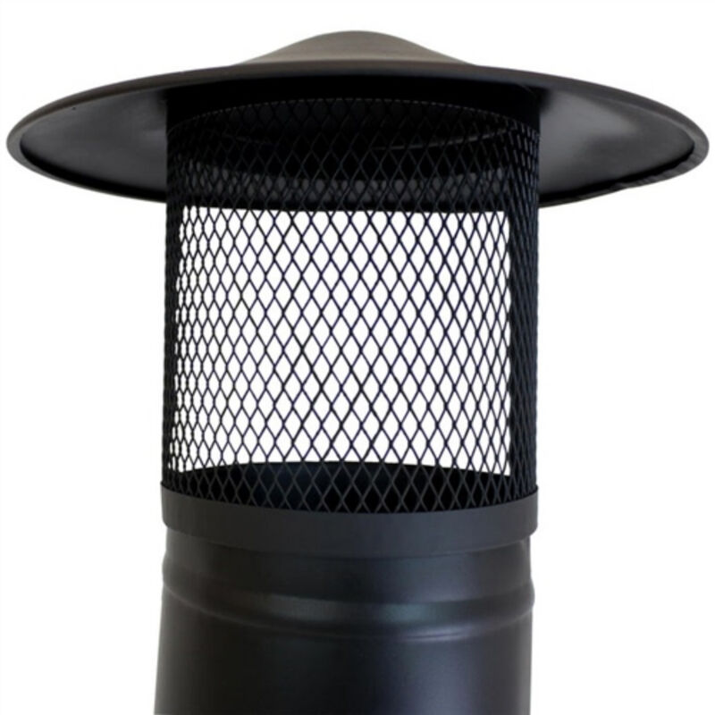 Steel Chimenea Wood Burning Fire Pit for Outdoor Warmth and Ambiance