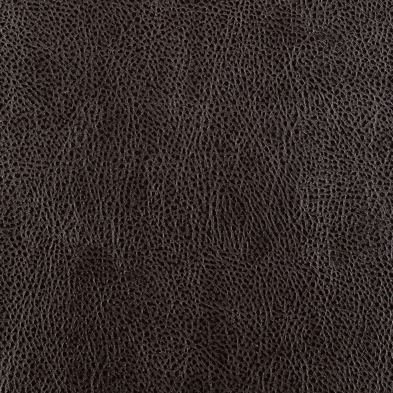 Jinab Swivel Stool in Brushed Stainless Steel with Black Faux Leather