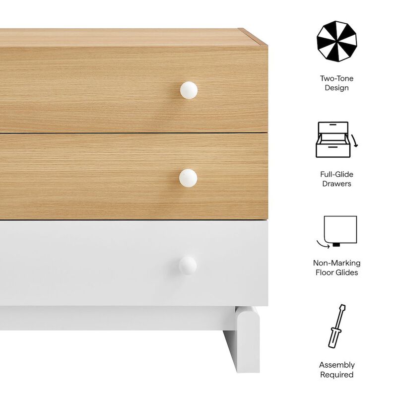 Nolia 3-Drawer Color Block Dresser image number 2