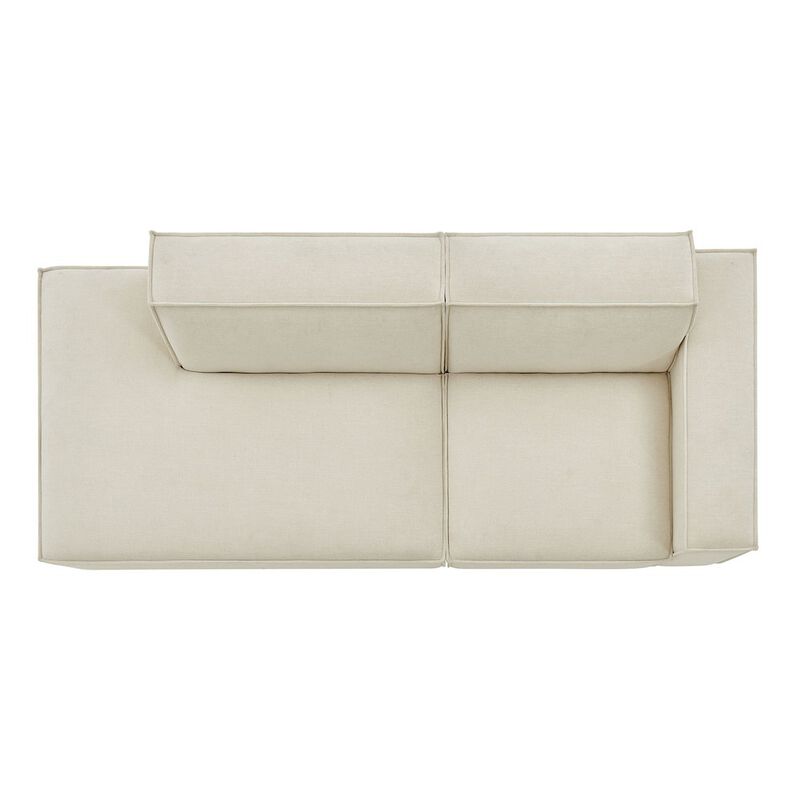 Restore 2-Piece Performance Fabric Upholstered Modular Loveseat image number 5
