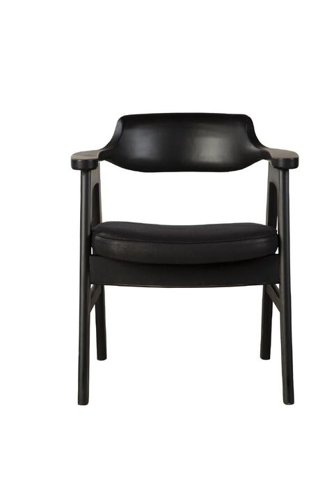 Wagner Black Arm Chair