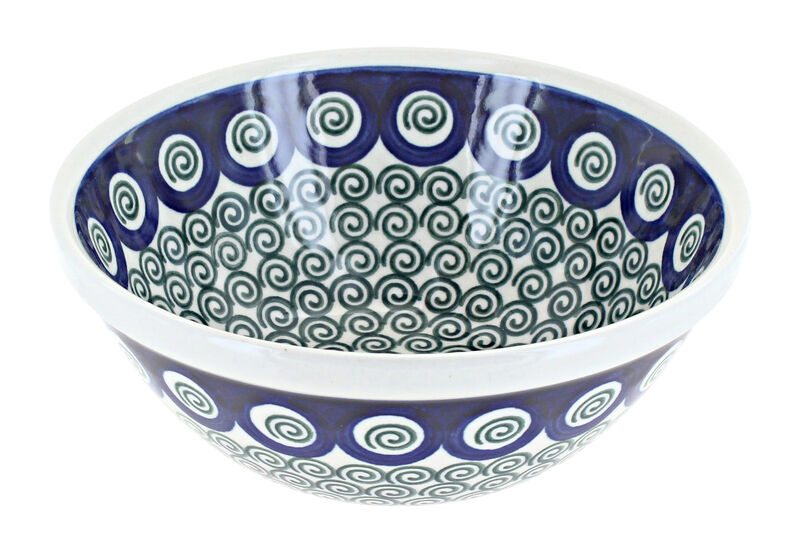 Blue Rose Polish Pottery Alyce Cereal/Soup Bowl