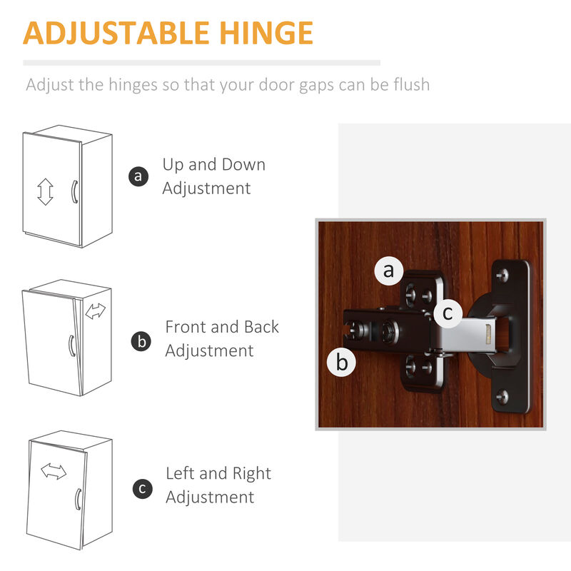 Hivvago Pantry Cabinet with 5-Tier and Adjustable Shelving image number 7