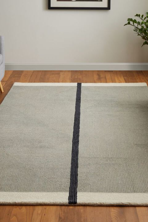 Maguire 8904F Gray/Black 2' x 3' Rug