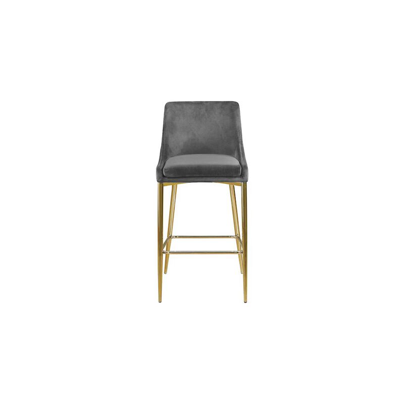 Meridian Furniture Karina Velvet Stool, Set of 2