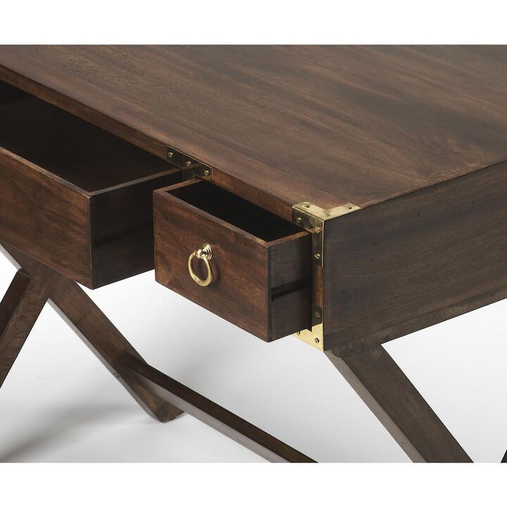 Butler Specialty Forster Campaign Writing Desk, Dark Brown