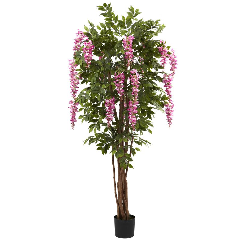 Hivvago 6.5 Feet Wisteria Silk Tree