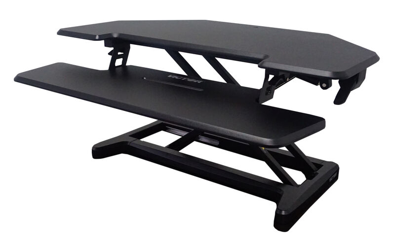 Corner Standing Desk Converter image number 0