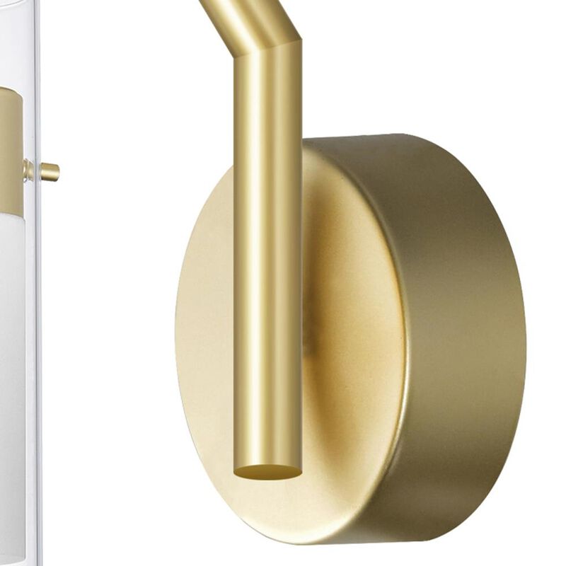 Olinda LED Integrated Satin Gold Wall Light