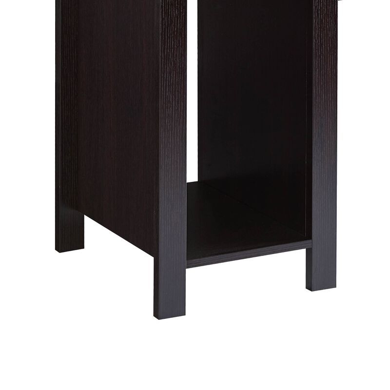 Akol Computer Desk, Keyboard Drawer and Storage, 39 Inch, Black