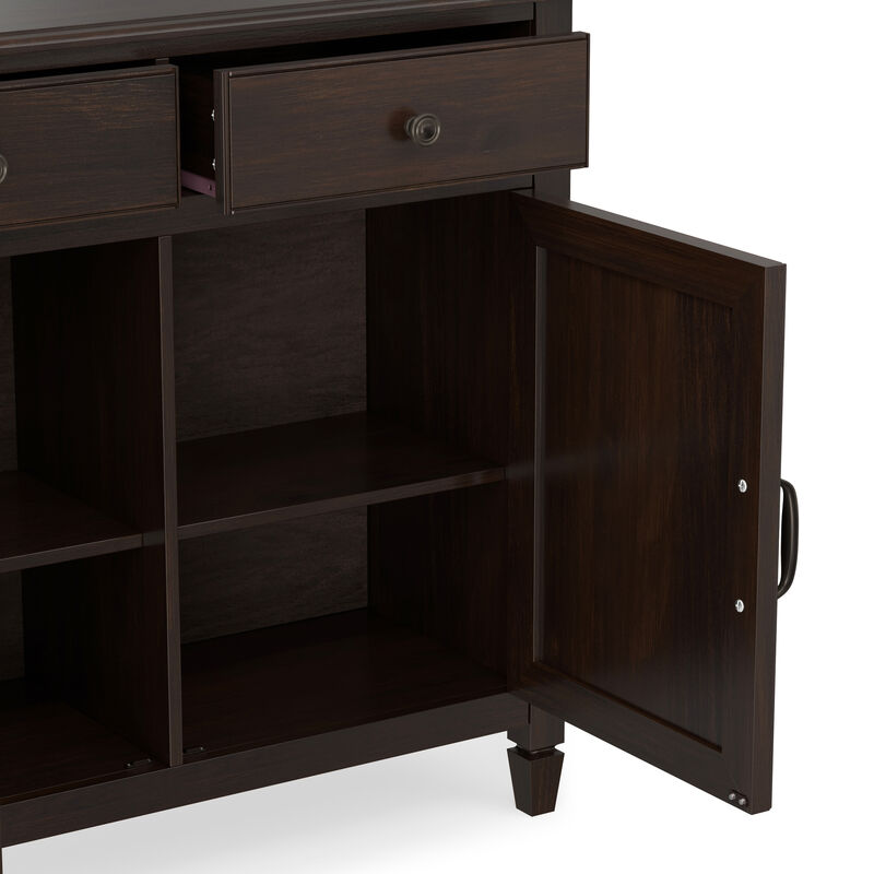 Connaught 40 inch Wide Solid Wood Traditional Entryway Storage Cabinet image number 8
