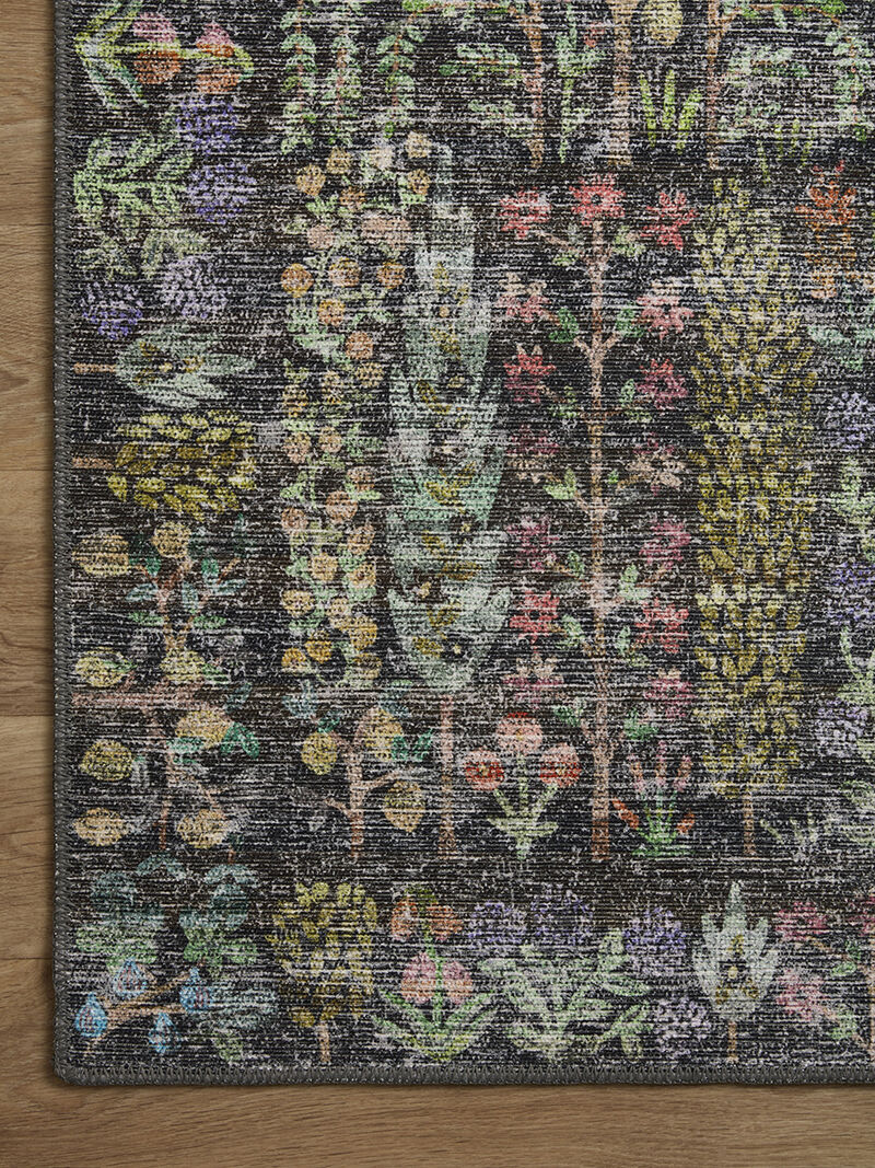 Maison MAO07 Charcoal 7'6" x 9'6" Rug by Rifle Paper Co. x Loloi