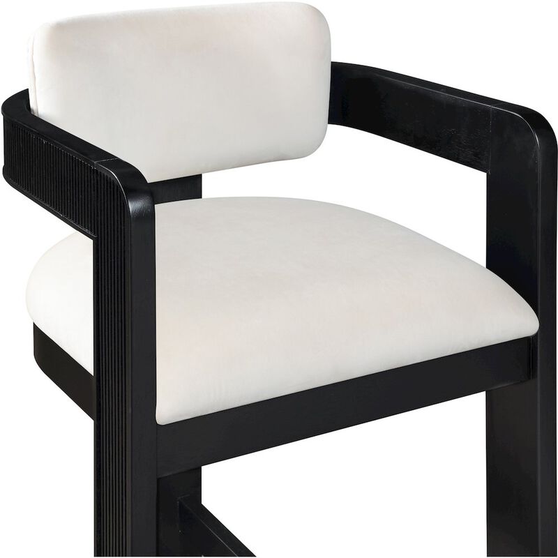 Meridian Furniture Sacha Velvet Stool