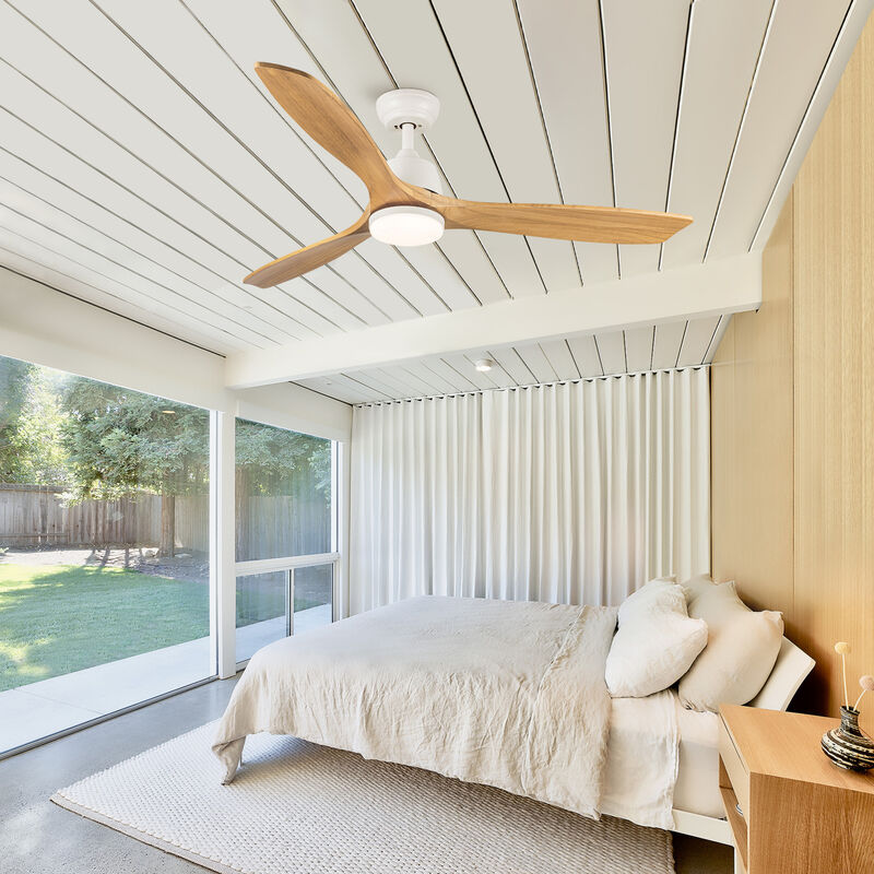 ELEMENT ACE 52" Farmhouse Rustic LED Ceiling Fan with Remote Control image number 3