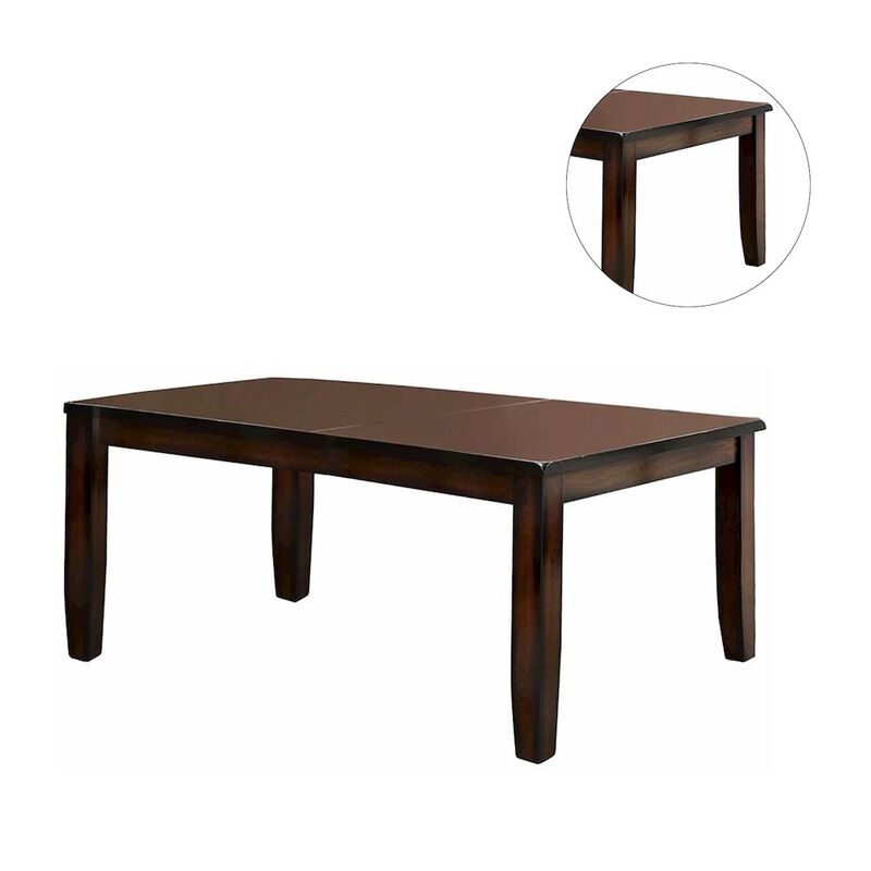 Simple Relax Rectangular Dining Table in Dark Cherry image number 1