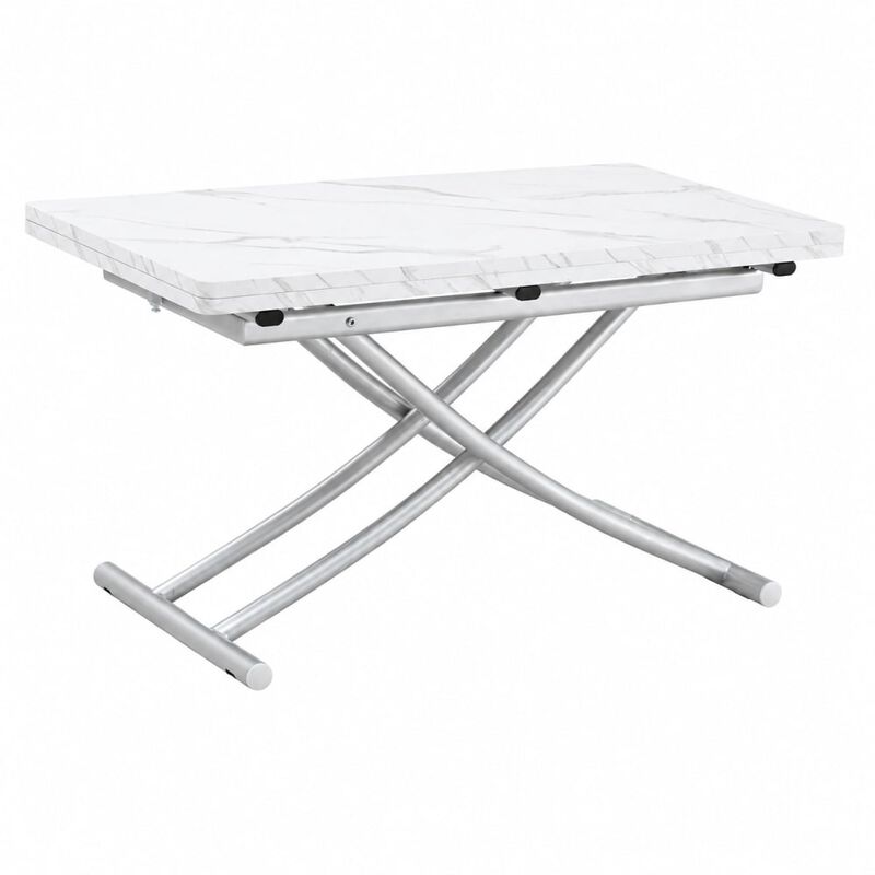 GOODSILO Multifunctional Adjustable Height Lifting Table Foldable Desktop for Home Office Dining Coffee Dressing Space Saving image number 0
