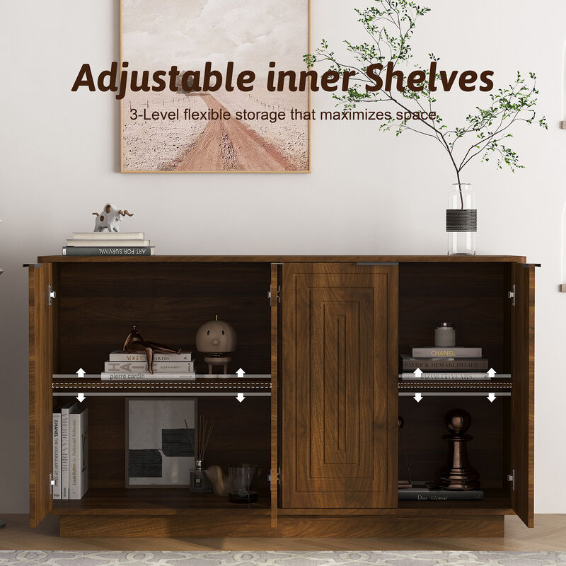 Lerdax Modern Sideboard Buffet Cabinet image number 5