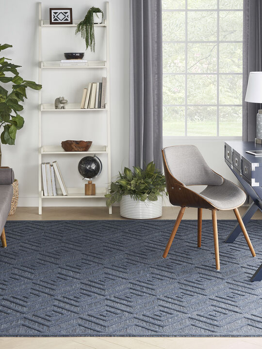 Versatile NRV01 Navy/Blue 9' x 12' Rug