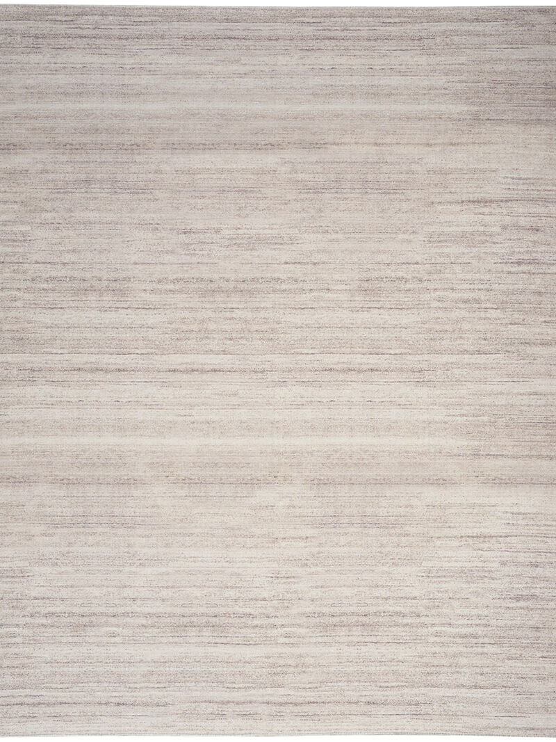 Washable Essentials WAE01 Ivory/Mocha 9'2" x 12' Rug