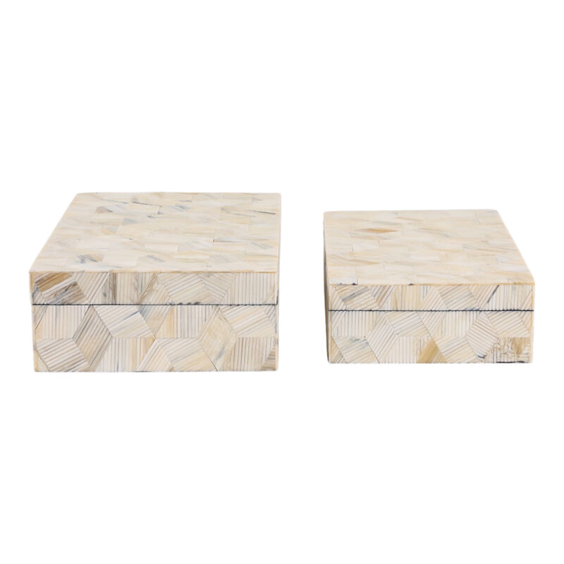 S/2 10/11" Etched Geo Cube image number 4