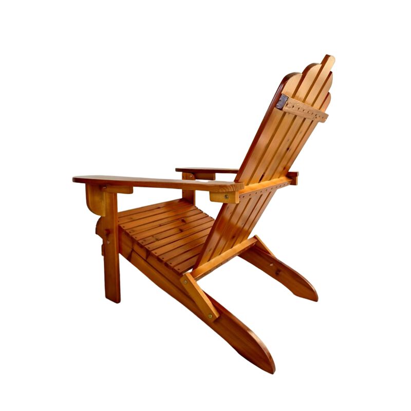 Hivvago Wood Adirondack Folding Chair image number 4