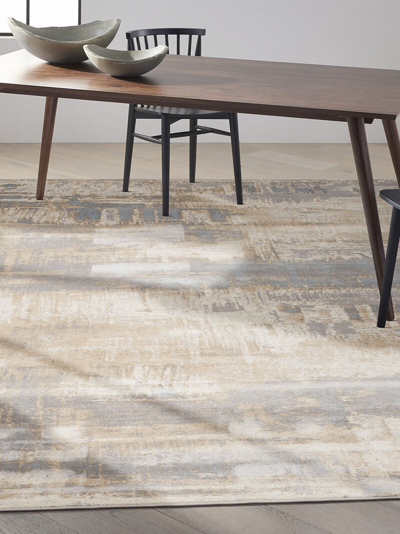 CK005 Enchanting ECH02 Ivory/Seaglass 8' x 10' Rug