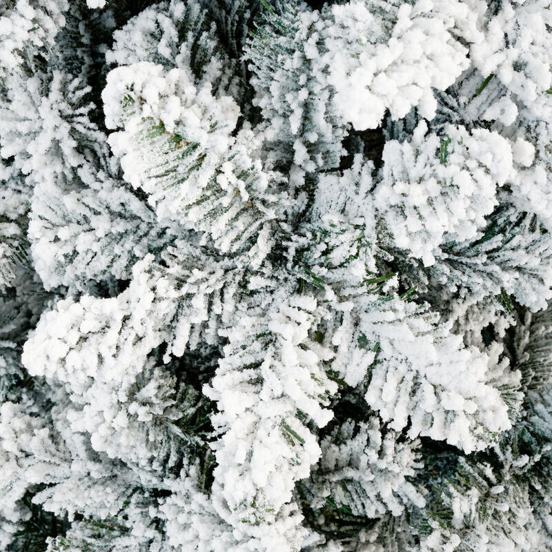Menmir 4 Pack Pre-Flocked Christmas Trees image number 8