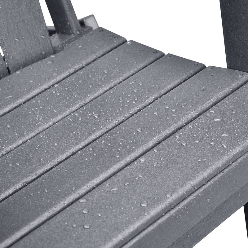 Hivvago HDPE Folding Adirondack Lawn Chair image number 7