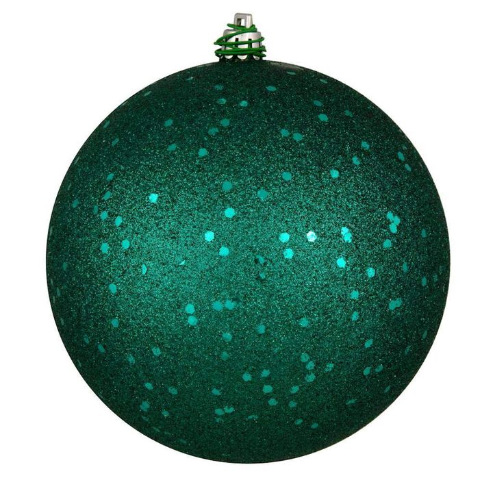 Vickerman 662083-6" Dark Teal Sequin Ball Christmas Tree Ornament (4 Pack) (N591541DQ)