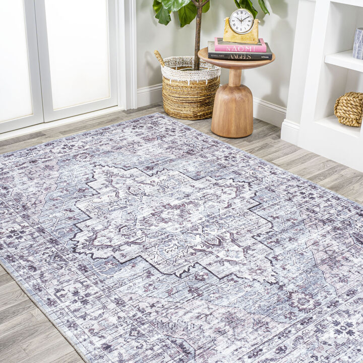Didim Boho Medallion Machine-Washable Area Rug