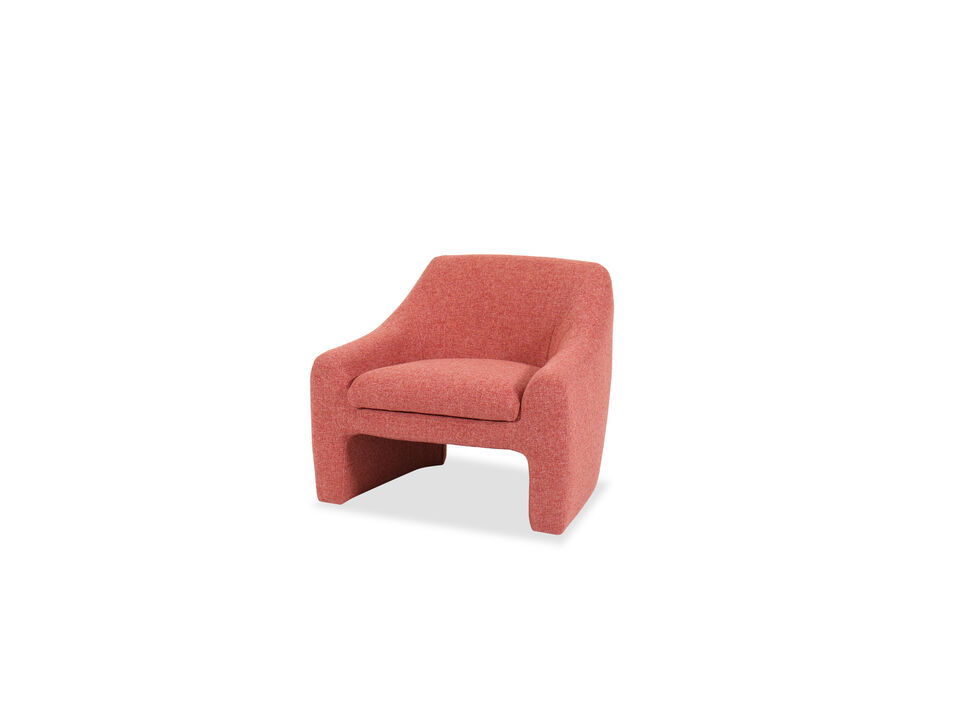 Accent Chair in Coral