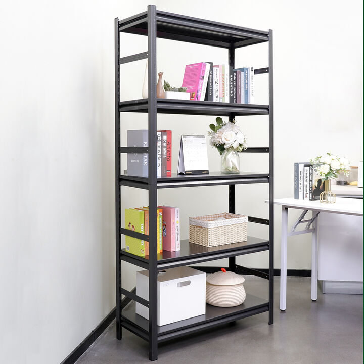 5-Tier Heavy Duty Storage Shelves Adjustable Shelving Unit & Rack for Kitchen, Garage & Home Organization