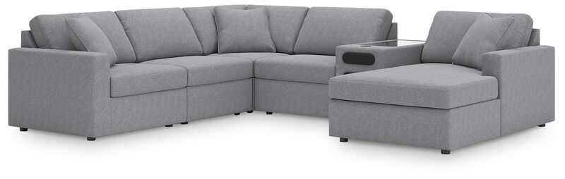 Modmax 6-Piece Sectional with Audio System and Chaise image number 0
