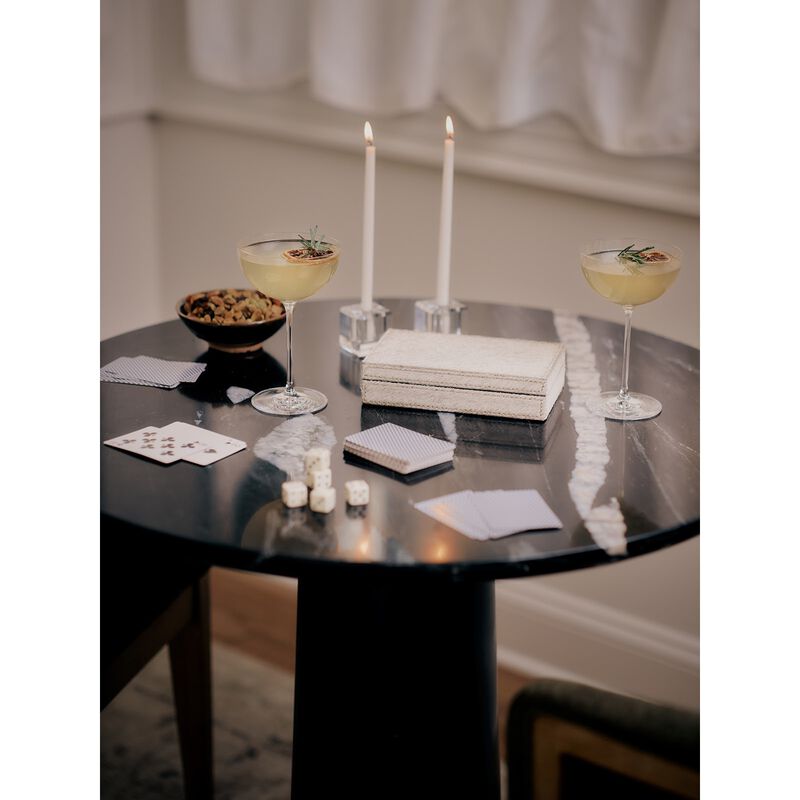 Andres Hair on Hide Playing Card Set