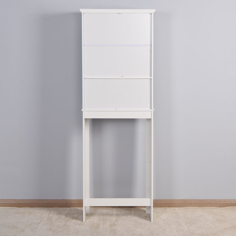 Streamdale Wooden Over-Toilet Storage Cabinet with Adjustable Shelf image number 5