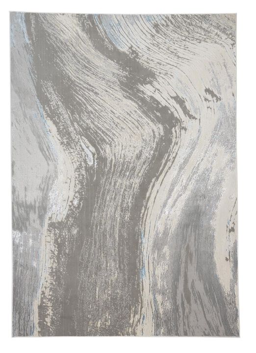 HomeRoots Abstract Non Skid Area Rug