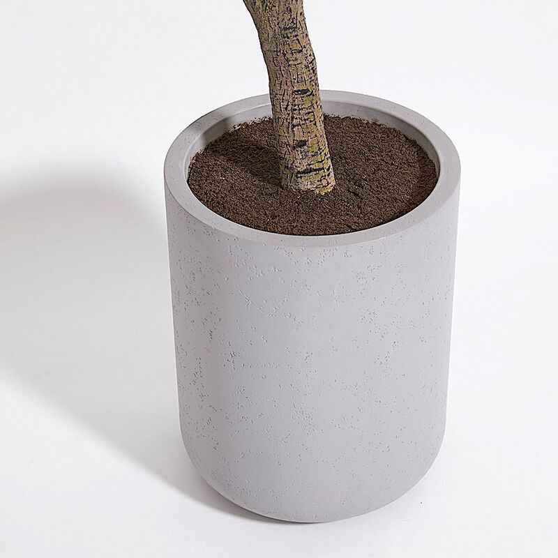 Artificial Ficus Tree with Artisan Planter image number 8