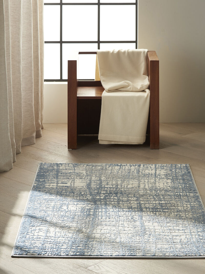 CK950 Rush CK950 Ivory/Blue 3'2" x 5' Rug