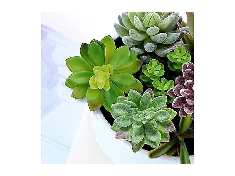 Artificial Succulent Plants 16 Pack Set Faux Succulents Unpotted Fake Crafting image number 3