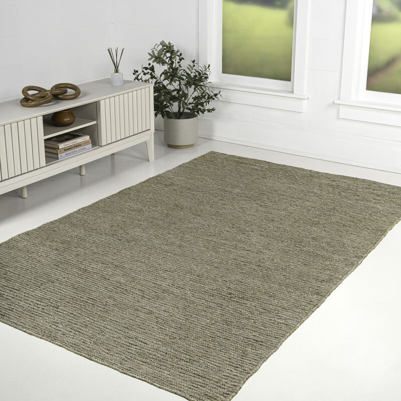 Miles Modern Minimalist Radius Corner Solid Area Rug