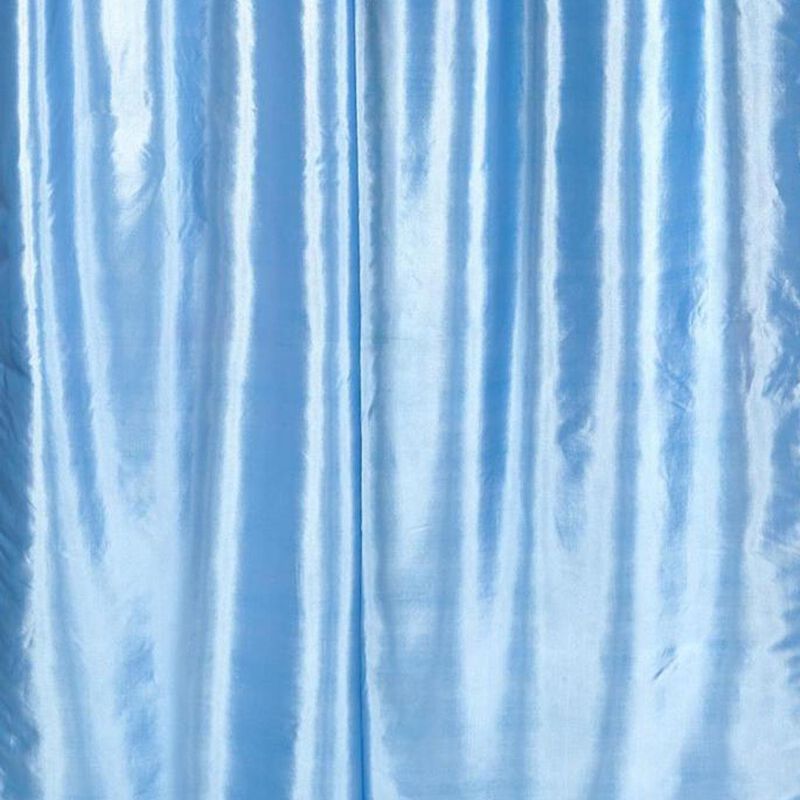 Carnation Home Fashions "Shimmer" Faux Silk Shower Curtain - Slate 70x72"