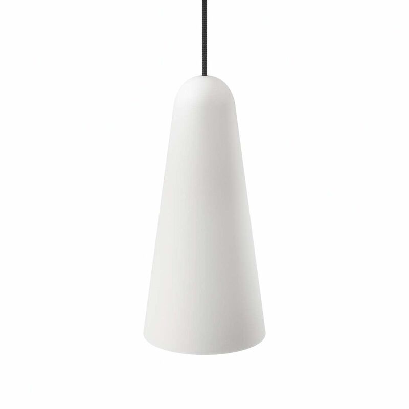 Modway Beacon 1-Light Pendant Light in Opal Black, 5 x 5 x 72 image number 4