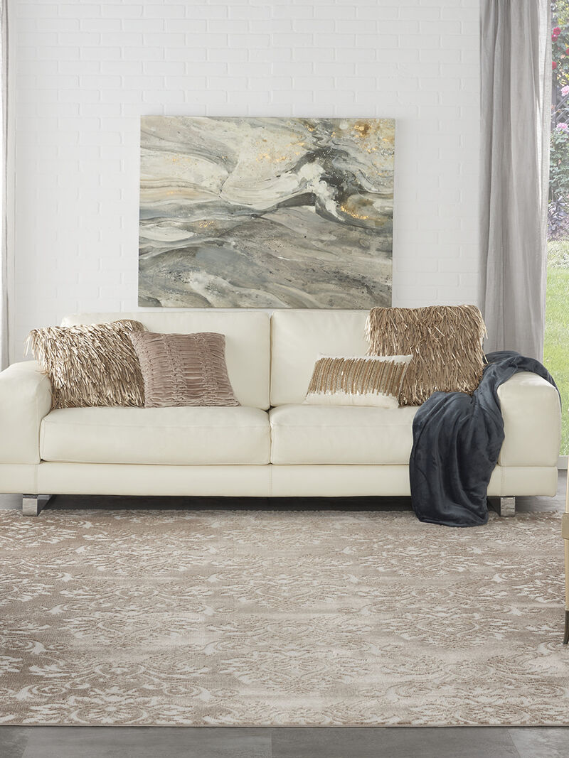 Elation ETN03 Ivory/Mocha 9' x 12' Rug