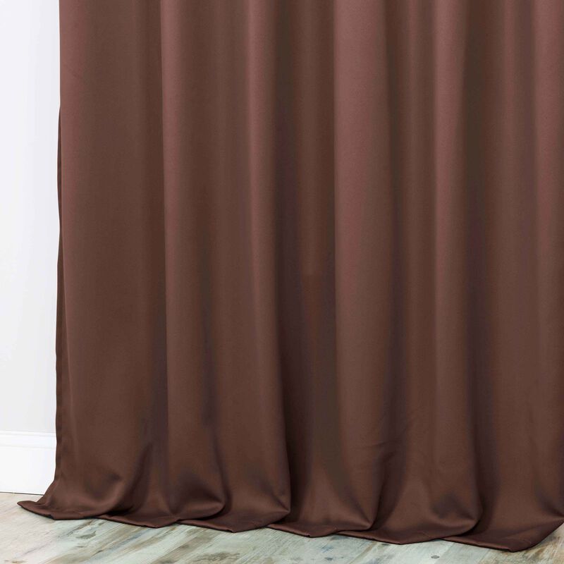 Modern Solid Blackout Curtain Panels Set of 2 Room Darkening Drapes image number 3